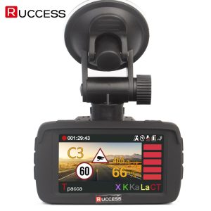 Ambarella Car DVR 3 in 1 Radar Detector GPS Video Recorder