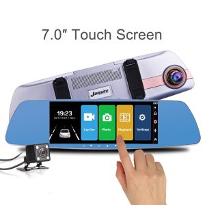 Review Mirror Dvr Detector Video Recorder 1080P