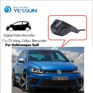 Dash Cam for Volkswagen Golf Car Driving Video