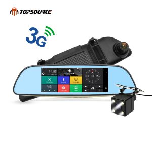 3G Car Mirror GPS 6.86" Android 5.0 Dash Cam Full HD 1080P
