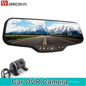 Road Safety with Car DVR Dash Camera - 4.3" Rearview Mirror, Dual Lens, Full HD 1920*1080P, 170 Degree, 30FPS