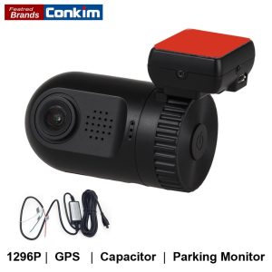 Conkim Mini Car Camera Full HD 1296P Dash Cam