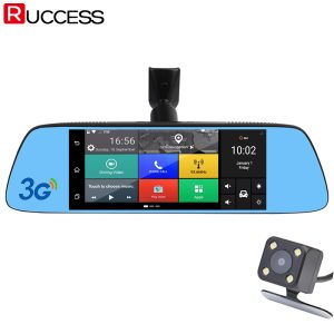 Ruccess 7" 3G Special Mirror Rearview Car DVR Camera