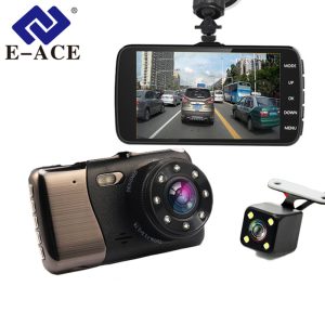FHD 1080P Dual Lens Dash Cam With Car Distance Warning