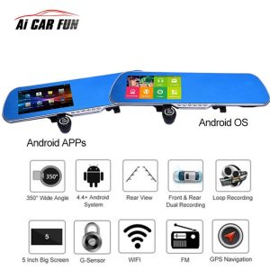 5.0" Touch Screen 1080P HD Universal Car Rear view Mirror