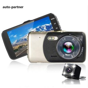 4 inch Dual Lens Car DVR Cam Dashcam 1080P Full HD