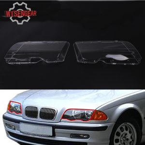 2x Headlight Lens Headlamp Cover For BMW E46 3 Series