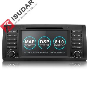 Isudar Car Multimedia player Android 8.1 GPS One Din DVD Player For