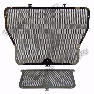 waase Black Radiator Grille + Oil Cooler Guard Cover Protection For BMW
