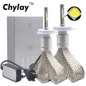 Car Headlight Bulb R3 9600lm with Mini Lens H3