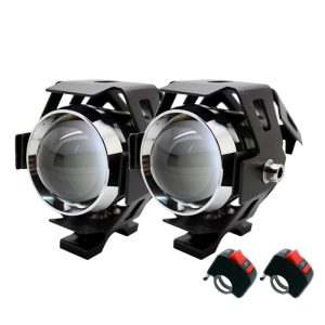 LED Lights With Switch 125W CREE Chip Auto Projector Head Lamp