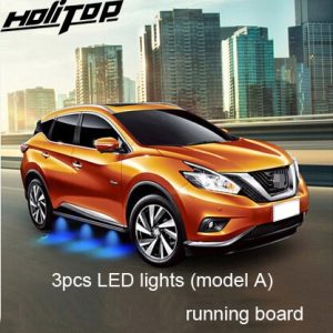 Side step side bar for Nissan Murano, with LED