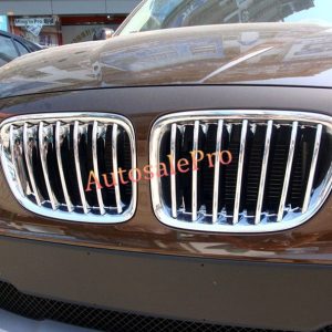 For BMW X1 E84 2009 - 2015 Chrome Front Center Racing Grille