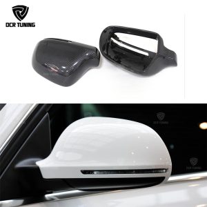 Audi UP Rear view side mirror Carbon Fiber caps