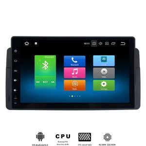 9" IPS screen Android 8.0 Car GPS For BMW e46 M3 318i 320i Radio Navi
