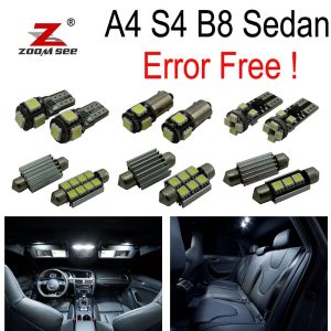 LED Bulb for Audi A4 S4 RS4 B8 Quattro Sedan Interior