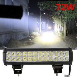 12 inch 5700LM 72W LED Light Bar offroad Truck Trailer 4x4