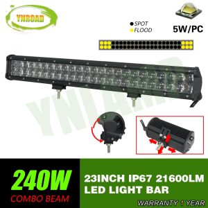 23inch Led Light Bar 4D optical lens work light