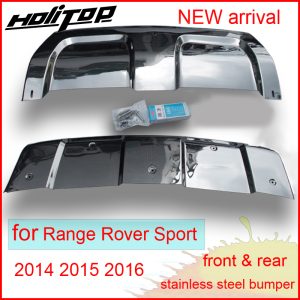 Front&rear bumper sill cover, skid plate for Range Rover Sport, 2pcs