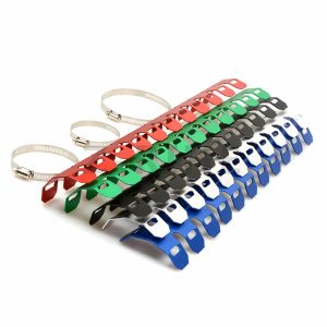 Universal Motorcycle Exhaust Muffler Pipe Leg Protector Heat Shield Cover