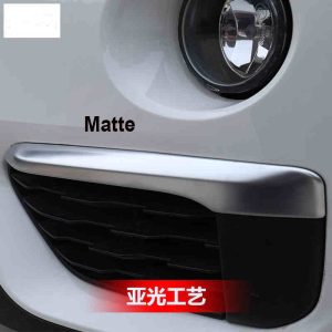 Chrome Front Fog Light Lamp Eyelid Stripe Cover Trim For BMW X1