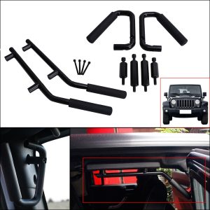 Jeep Wrangler JK Parts Front & Rear Grab Handles Roll Bar Grab Armrest