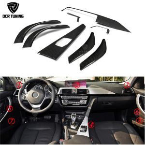 8 pcs / Set For BMW F30 3 Ser GT 4 Ser F36 & 6 pcs For 4 Ser F32 F33 Carbon Fiber