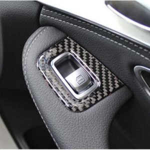 Mercedes Benz C Class Lift Button Cover Trim Carbon Fiber