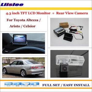 Liislee For Toyota Altezza / Aristo / Celsior Car Parking Camera + 4.3" LCD Monitor NTSC PAL = 2 in 1 Parking Rearview System