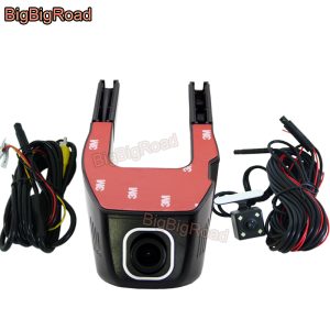 BigBigRoad Car Wifi DVR For Audi A3 2010 2013 / A4L Low configuration / A1 2014 Dash Cam Video Recorder Dual Cameras