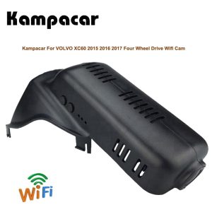 Kampacar Car Wifi DVRs For Volvo XC60 Four Wheel Drive Video Registrar 2015 2016 2017 Car Recorder Dash Cam Auto Camera HD Dvr