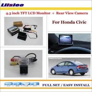 Honda Civic 4.3" TFT LCD Monitor + Car Rearview Back Up Camera