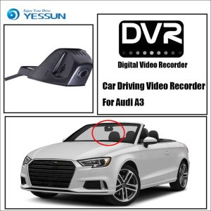 YESSUN Car Front Dash Camera Not Reverse Parking Camera For Audi A3 DVR Driving Video Recorder - For iPhone Android APP Control