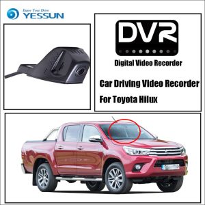 YESSUN for Toyota Hilux Car Front Dash Camera CAM DVR Driving Video Recorder For iPhone Android APP Control Function