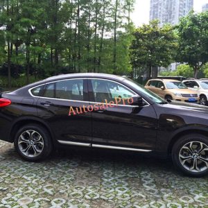 For BMW X4 2014 2015 Steel Top+Bottom Full Window Sill Trims New