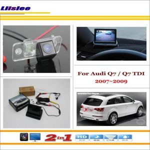 Liislee For Audi Q7 / Q7 TDI 2007~2009 - Car Reverse Backup Rear Camera + 4.3" LCD Monitor = 2 in 1 Rearview Parking System