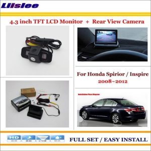 Liislee For Honda Spirior / Inspire 2008~2012 Car Rear Camera + 4.3" TFT LCD Screen Monitor = 2 in 1 Back Up Parking System