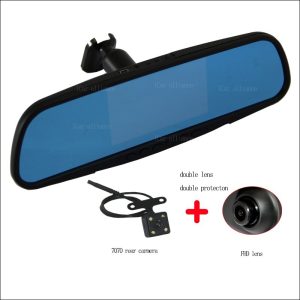 BigBigRoad For mazda 6 8 atenza Car Mirror DVR dual lens camera Video Recorder Dash Cam Parking Monitor with Original Bracket