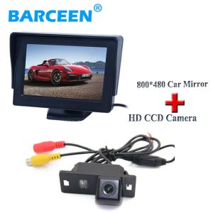 Origianl car use In-Dash Placement 4.3" hd screen car monitor + car rear camera fit for Audi A4L 2013~2014 / TT/ A5/ A6/Q5