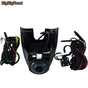 BigBigRoad For Land Rover Range Rover Verlar 2017 2018 Car Wifi DVR Video Recorder Dash Cam Dual Camera lens
