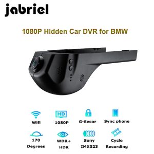 Jabriel 1080P Wifi Hidden car recorder dvr dash cam Rearview camera for bmw 1,2,3,5,7 Series,X1/X3/X5/X6 E46 E90 F30 E39 E60 F10