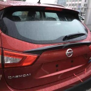 Nissan Qashqai J11 Carbon fiber rear wing stickers Tail Gate Protector Trim