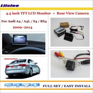 Liislee For Audi A4 / A4L / S4 / RS4 2009~2014 - Car Reverse Backup Rear Camera + 4.3" TFT LCD Screen = 2 in 1 Parking System