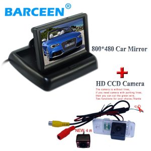 IP 69K waterproof and shockproof car rearview camera +800*480 car rear monitor fit for AUDI A6L 2009~2011 /A4/A3/ Q7 /S5