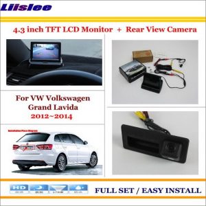 Liislee For VW Volkswagen Grand Lavida 2012~2014 Back UP Reverse Camera + 4.3" LCD Monitor = 2 in 1 Rearview Parking System