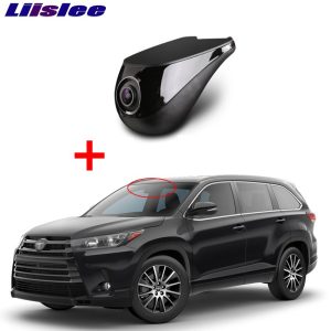Liislee Car DVR Wifi Video Recorder Dash Cam Camera for Toyota Highlander Kluger XU50 2013~2019 Night Vision APP Control Phone