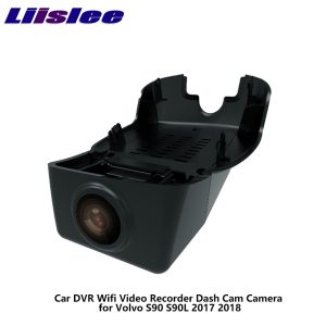 LiisLee Car DVR Wifi Video Recorder Dash Cam Camera for Volvo S90 S90L 2017 2018 Night Vision APP Control Mobile Phone 1080P