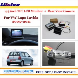 Liislee For VW Volkswagen Lupo Lavida 2005~2011 - Car Parking Camera + 4.3" LCD Monitor NTSC PAL = 2 in 1 Parking Rear System