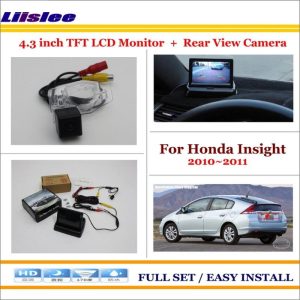Liislee For Honda Insight 2010~2011 Car Rear Camera + 4.3" TFT LCD Screen Monitor = 2 in 1 Back Up Parking System