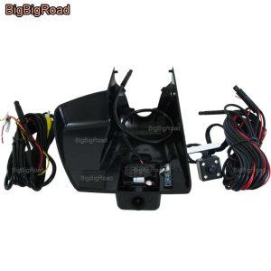 BigBigRoad For Ford Mondeo MK5 2013 2017 Low Configured Car wifi DVR Video Recorder Dash Cam Dual Cameras lens